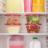 TakeAlongs Food Storage Containers, 40 Piece Set, Ruby Red