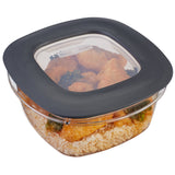 Premier Easy Find Lids 5-Cup Food Storage Container, Grey